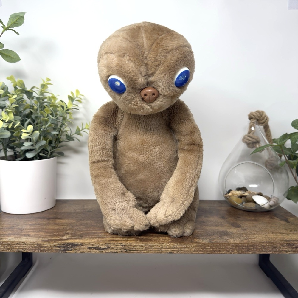 Vintage 1982 Showtime Kamar 12" E.T. Extra Terrestrial Plush Stuffed Animal